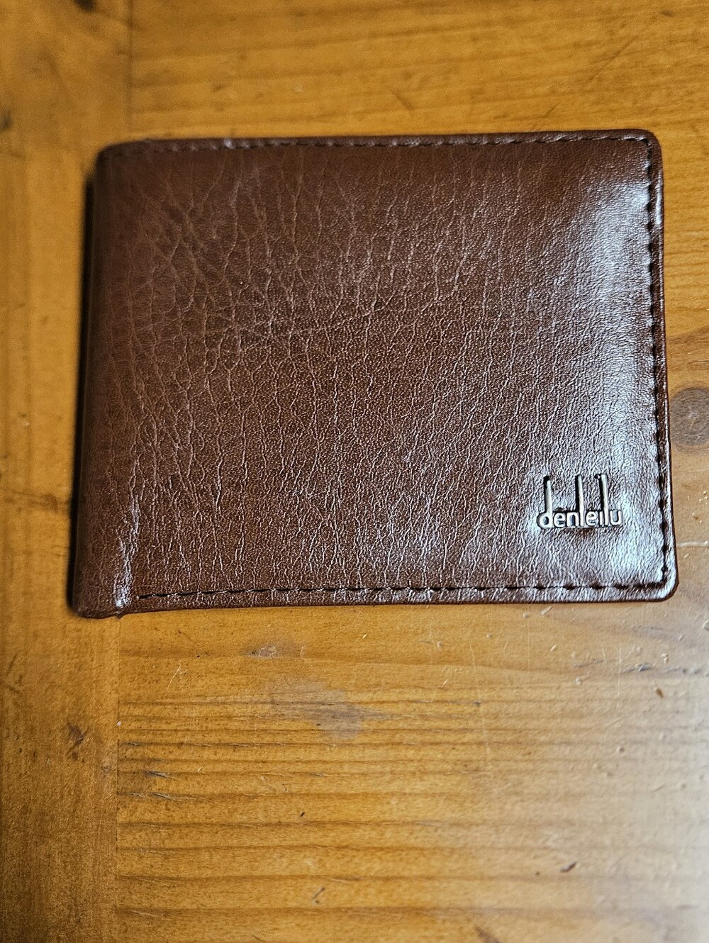 Brown Leather Men’s Slim Card & Key Holder